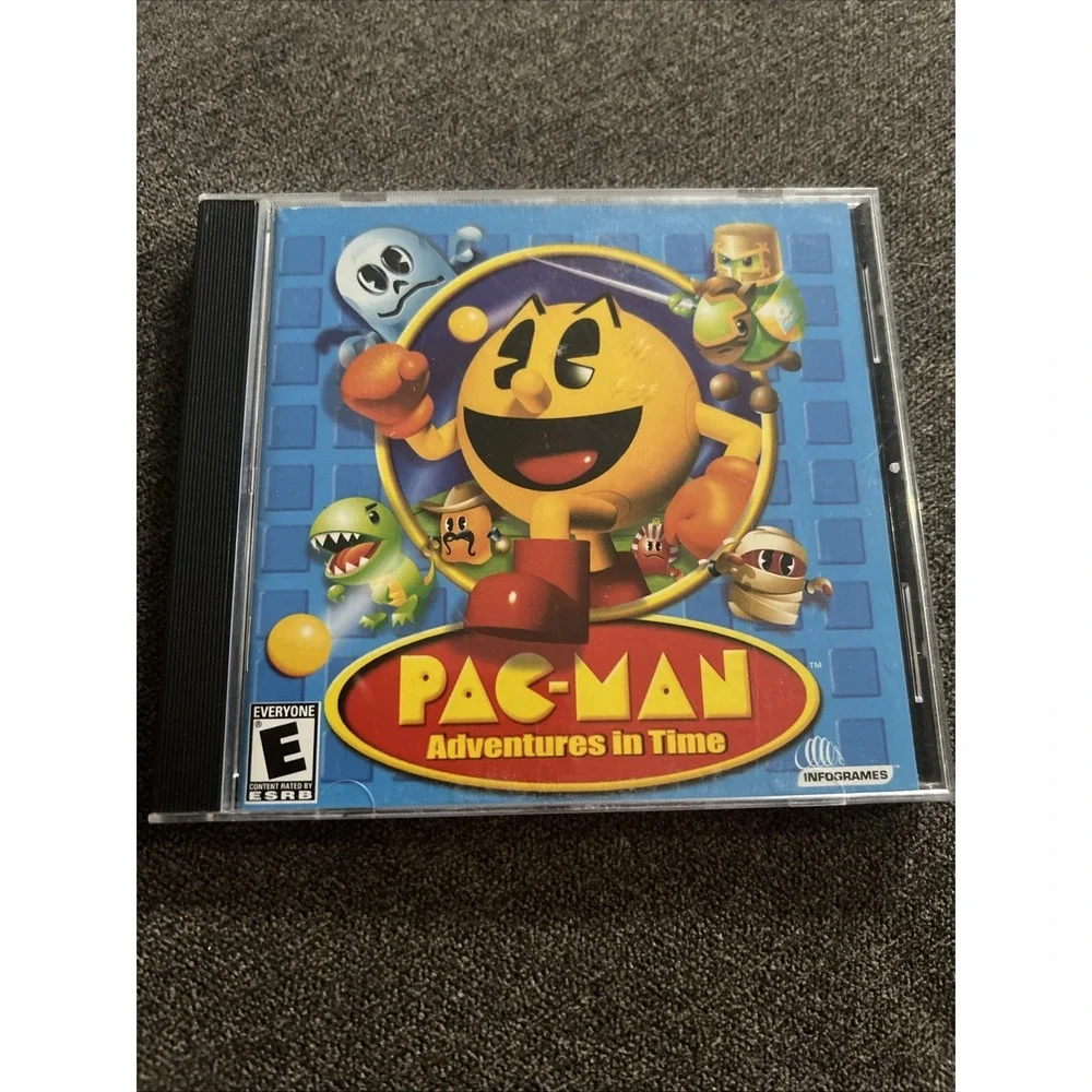 Infogrames Pac-Man Adventures in Time PC Game One Size Blue Retro 3D Maze Game